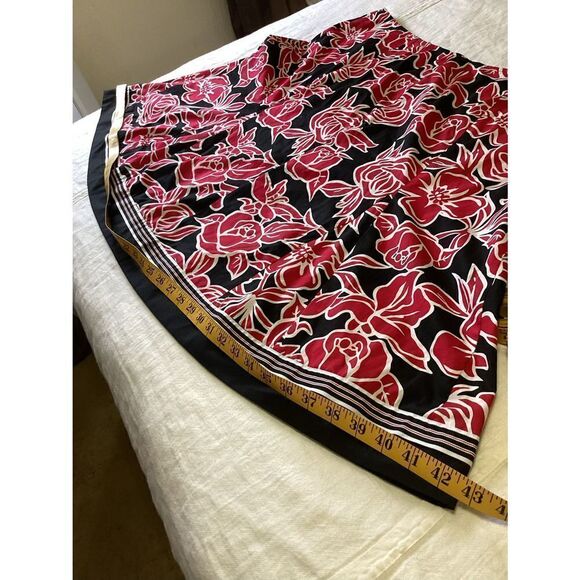 Rose Print Full Skirt 20W - Picture 5 of 9